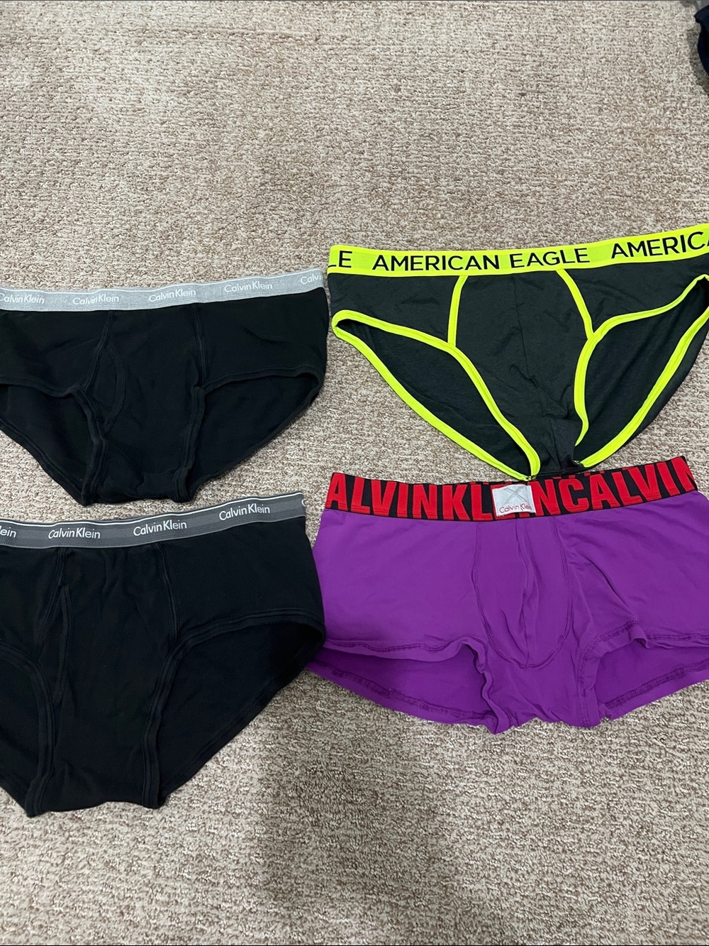 12 Calvin Klein & American Eagle briefs
